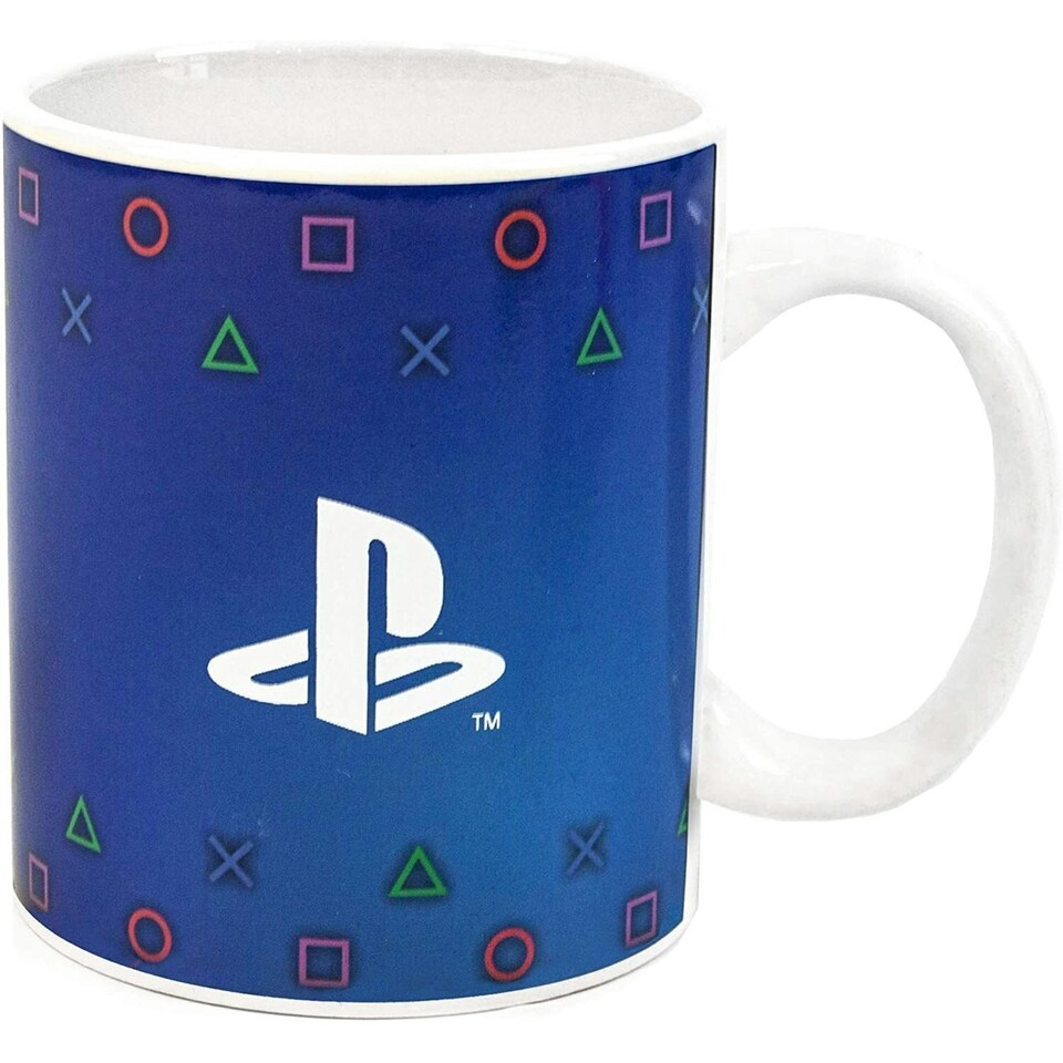 image 1 of Playstation Heat Changing Mug - White/Black/Navy - One Size