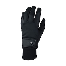 Hy Unisex Adult Thinsulate Leather Bound Riding Gloves - Black - XL | Black | XL