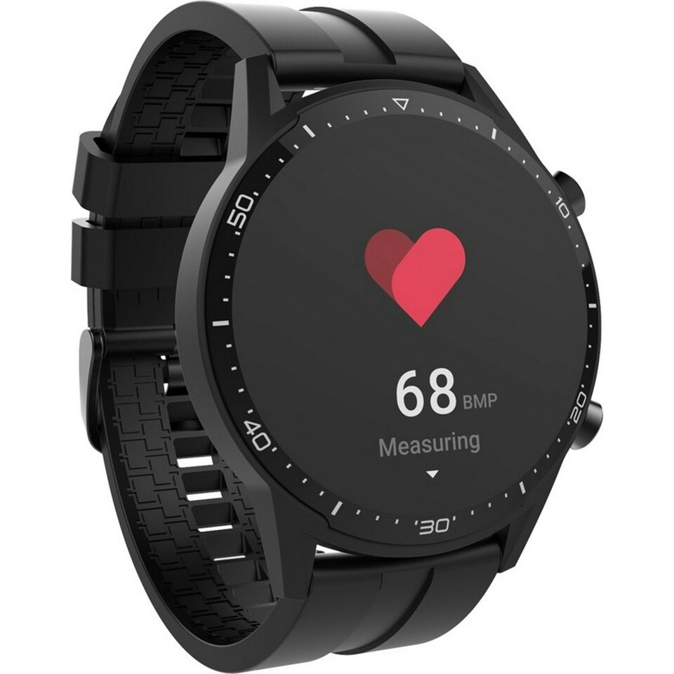 image 1 of Prixton Unisex Adult SWB26T Smart Watch - Solid Black - One Size