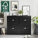 image 7 of SoBuy FSR79-SCH,4 Flip-Drawer Shoe Rack Cabinet Storage 16 Pairs | Black | Black | 1