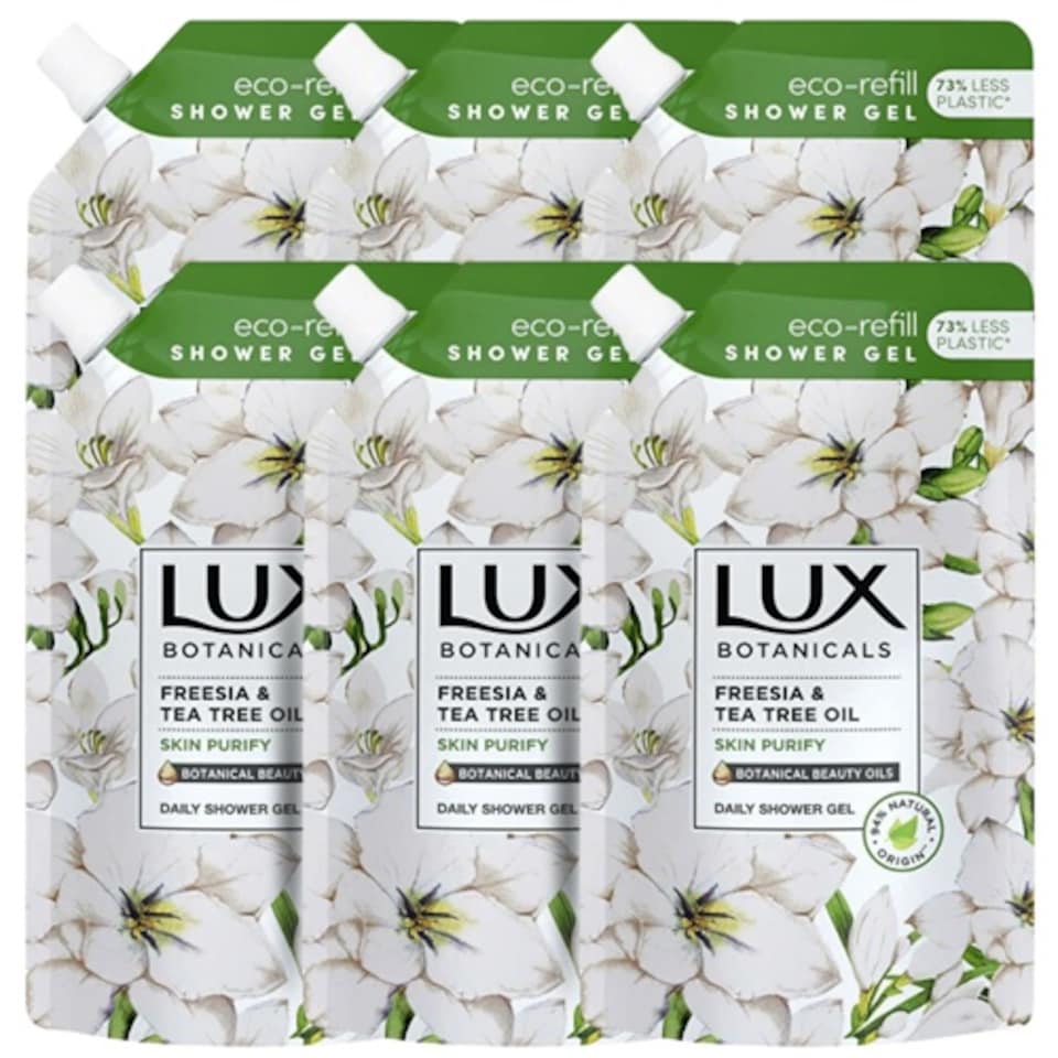 image 1 of Lux Botanicals Freesia & Tea Tree Shower Gel Refill | Green | 1 - Green | Single | 1