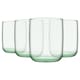 image 1 of Pasabache Aware Iconic Recycled Glass Tumblers - 280ml - Green - Pack of 4 | Green | Green