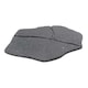 image 2 of Stepping Stones Rubber Path Walkway Stone Design - Grey - Pack of 2 | Grey | Grey | Pack of 2