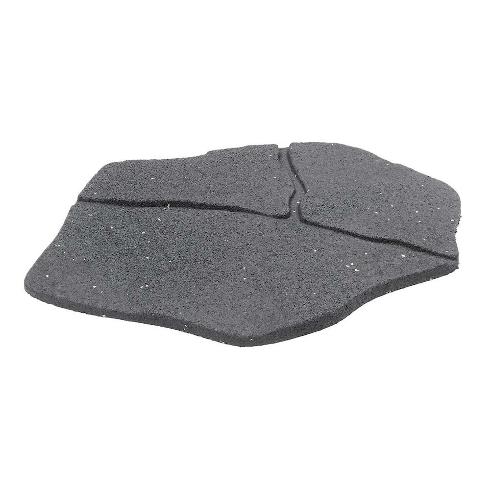 image 1 of Stepping Stones Rubber Path Walkway Stone Design - Grey - Pack of 2 | Grey | Grey | Pack of 2