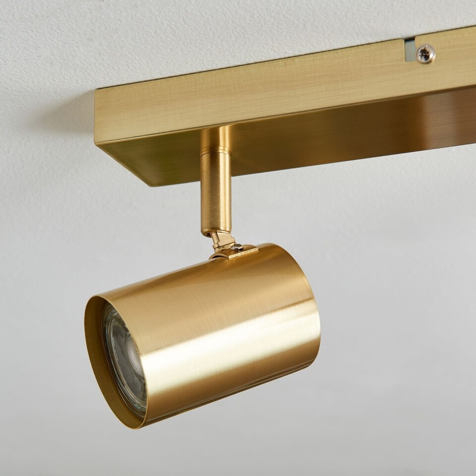 image 1 of Hereford 4 Light Satin Gold Spotlight Bar