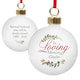 image 2 of Personalised In Loving Memory Wreath Bauble