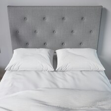 Summer Duvet 4.5 Tog + 2 Pillow Bundle Polycotton And Hollowfibre Filling King White