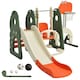 image 1 of COSTWAY Toddler Slide and Swing Set 6 in 1 Kids Climber