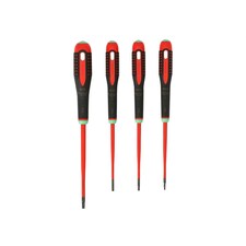 Bahco Be-9880sl Ergo Slim Vde Insulated Screwdriver Set, 4 Piece - Multi Colour - One Size