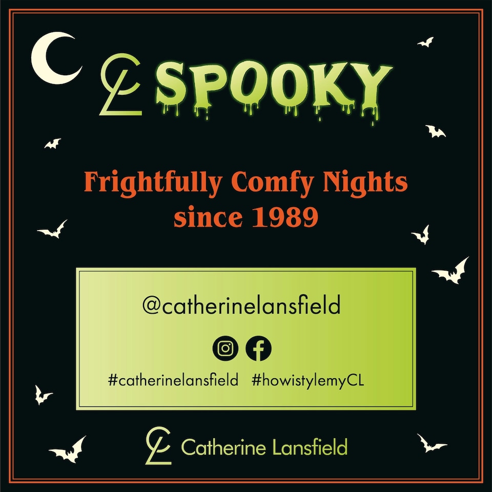 image 1 of Catherine Lansfield Halloween Trick or Treat Reversible Duvet Cover Set Black Black | Double