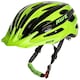 image 3 of AWE AweAir In Mould Adult Bike Helmet 55-58cm Black/Green Crash Guarantee* | Black | Green