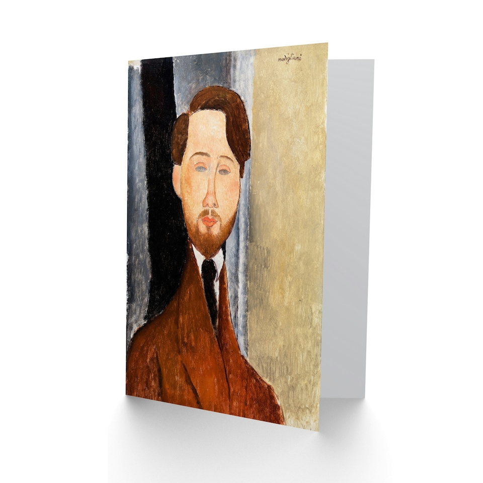 image 1 of Amedeo Modigliani Art Card Leopold Zborowski Portrait