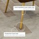 image 5 of HOMCOM Accent Chairs Velvet Armchairs for Living Room and Bedroom Light Brown