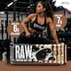 image 5 of Warrior RAW Protein Bars 12 x 75g – 20g High Protein Bar, Low Sugar High Fibre Oat Protein Flapjack – Protein Snacks, Meal Replacement Bars (Cookies & Cream)