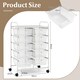 image 2 of COSTWAY 10 Drawers Home Office Storage Organizer Multi