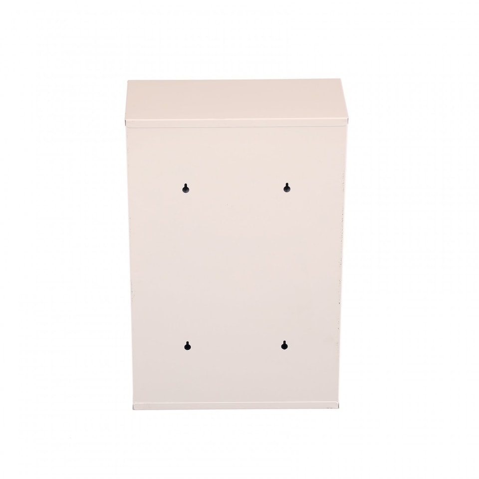 image 1 of Wall Mounted Metal First Aid Medicine Medical Cabinet Locker | White