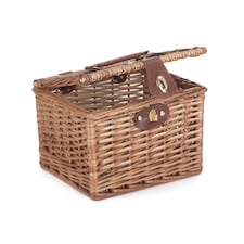 Wicker Light Steamed Small Chest Hamper Brown | Brown | One Size
