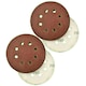 image 1 of Hook/Loop Sanding Abrasive Discs Orbital DA Palm Sander 125mm 80 Grit 20 Pk