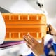image 6 of Flight Knight 29" Extra Large Suitcase – 20kg Capacity Hard Shell Check-In Luggage with 4 Wheels  100+ Airlines Approved: Ryanair, EasyJet, Jet2, Wizz Air, BA Orange | Orange | Large