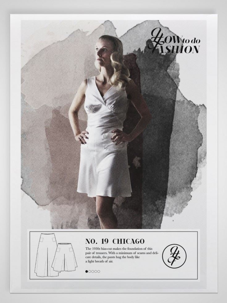 How To Do Fashion Chicago Trousers & Shorts Paper Sewing Pattern â Womenâs Trousers, Shorts & Vintage Style, Sizes 34â50, Easy