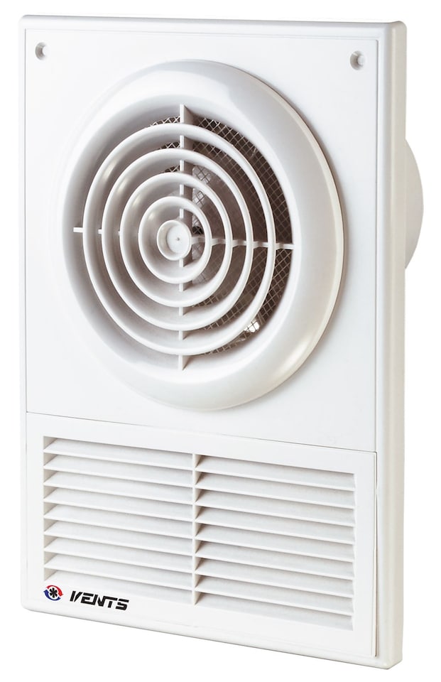 image 1 of 100mm Extractor Fan with Ventilation Grille Bathroom Ventilator Air Exhaust
