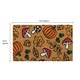 image 9 of JVL Latex Backed Coir Entrance Doormat 45x75cm - Autumn