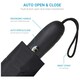 image 4 of Lifeventure Medium Trek Umbrella Black