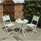image 1 of 2 Seater Deluxe Havana Bistro Garden Set - Green