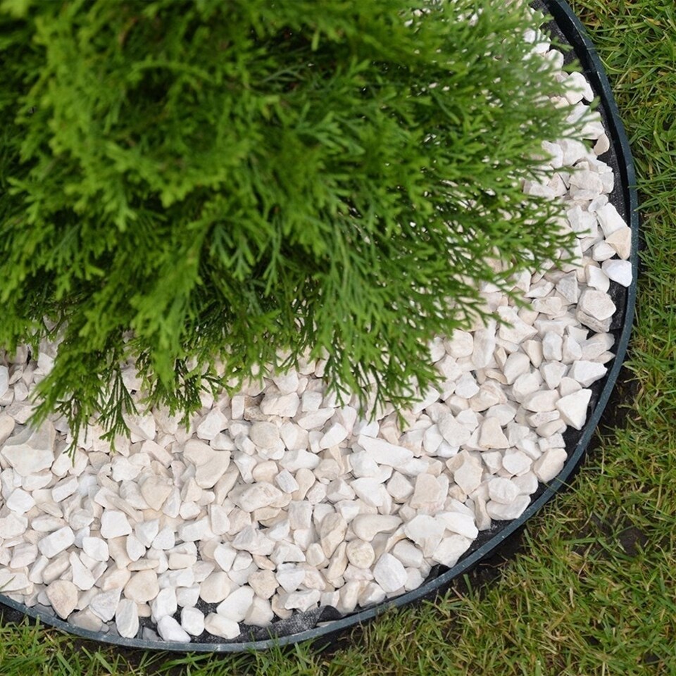 image 1 of Pack of 5 x 1m Flexible Garden Edging with Included Pins in Green Green