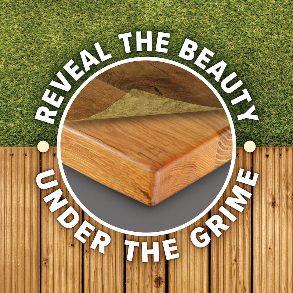 image 1 of Roxil Wood Scrub Gel (3L) - Oxalic Acid-Based Cleaner and Reviver for Weathered Outdoor Timber, Decking, Fence & Garden Furniture