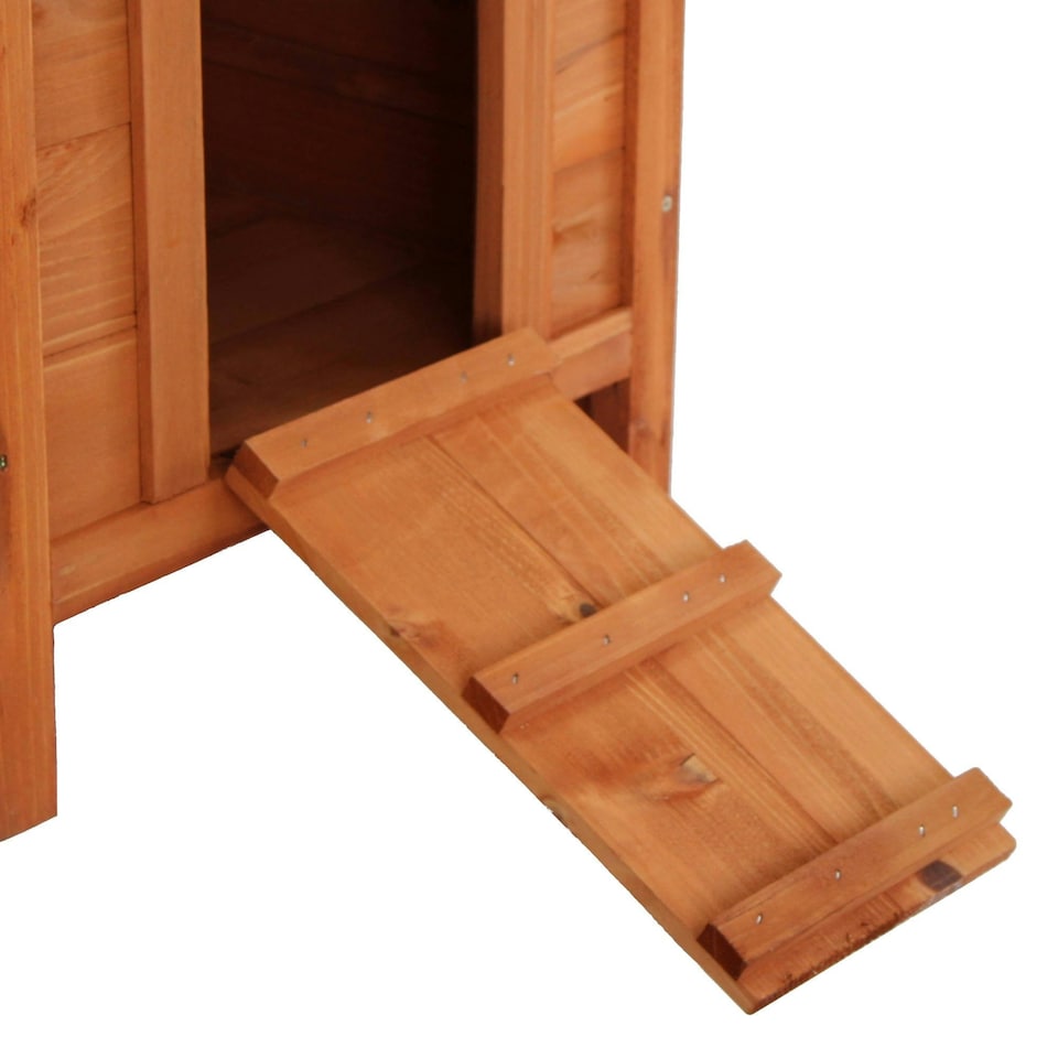 image 1 of Oypla Tortoise Guinea Pig Rabbit Hutch Cat House 400x490x430mm