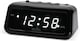 image 1 of Acctim Cory 0.6 inch LED Display USB-C Smart Connector Digital Alarm Clock | Black | Black/White