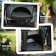 image 10 of PawHut Pet Stroller Dog Foldable Travel Carriage with Reversible Handle, Grey