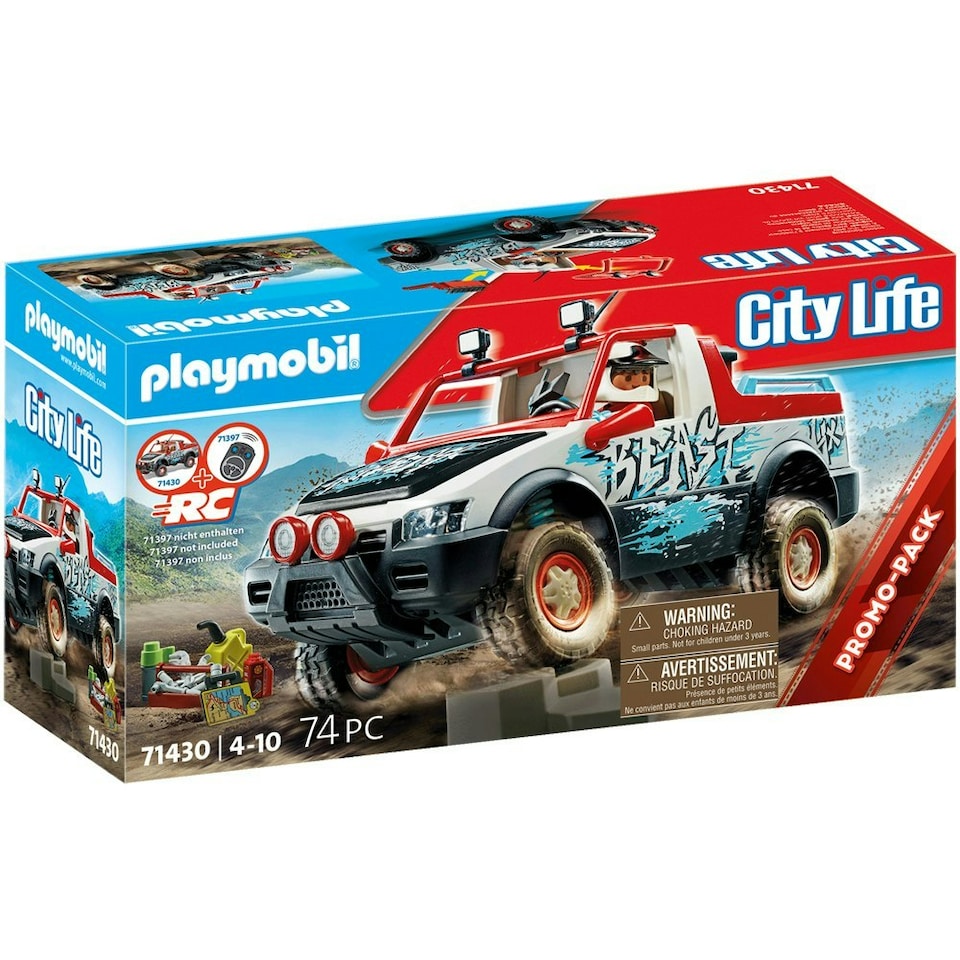 image 1 of Playmobil City Life Rally Car Playset Ages 4-10