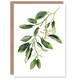 image 1 of Mistletoe Branch Soft Bright Blank For Him Or Her Art Xmas Festive Christmas Card