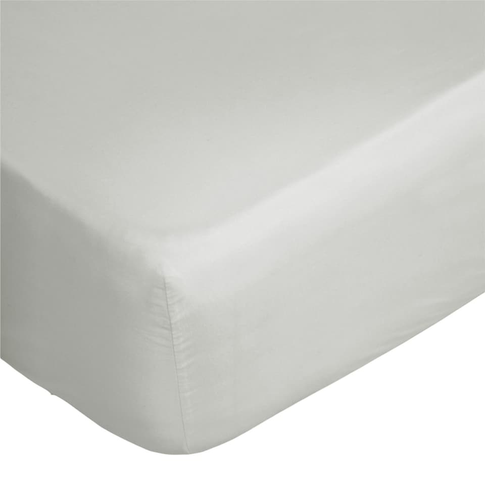 image 1 of Belledorm 400 Thread Count Egyptian Cotton Extra Deep Fitted Sheet - Ivory - Double