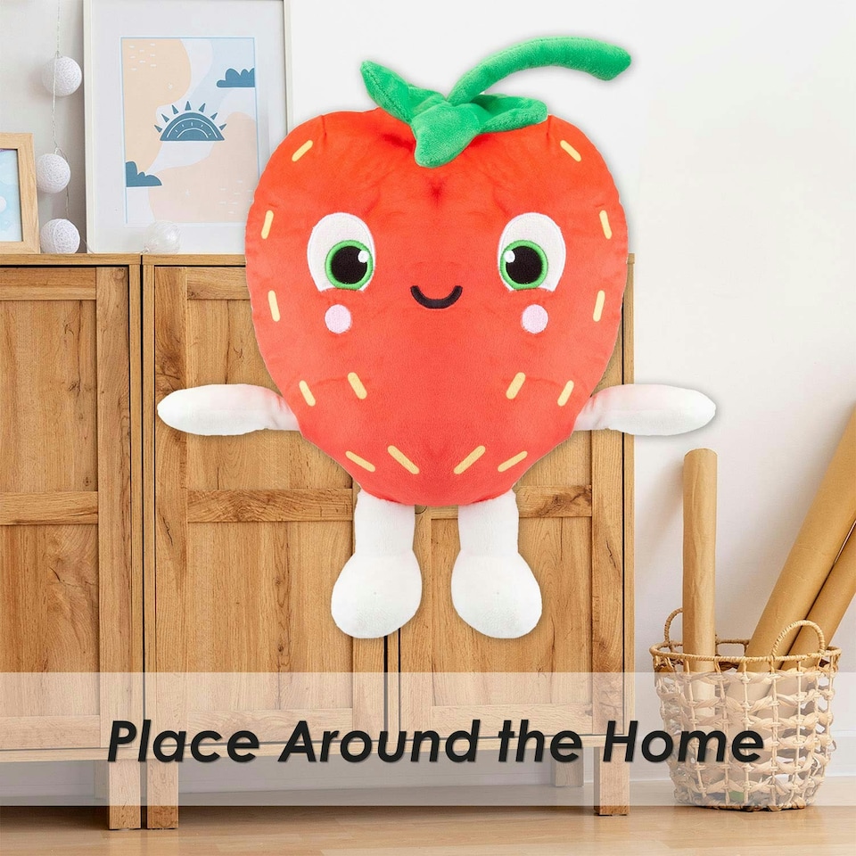 image 1 of Berry Boo Pinata Smashlings Soft Toy Cute Plushie Huggable Cuddly 30cm Red