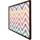 image 3 of Freehand horizontal zigzag and chevron stripes (Picutre Frame) Brown | Oak | S