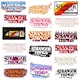 image 4 of Stranger Things Deluxe Logo Stickers (Pack of 50) - Multicoloured - One Size