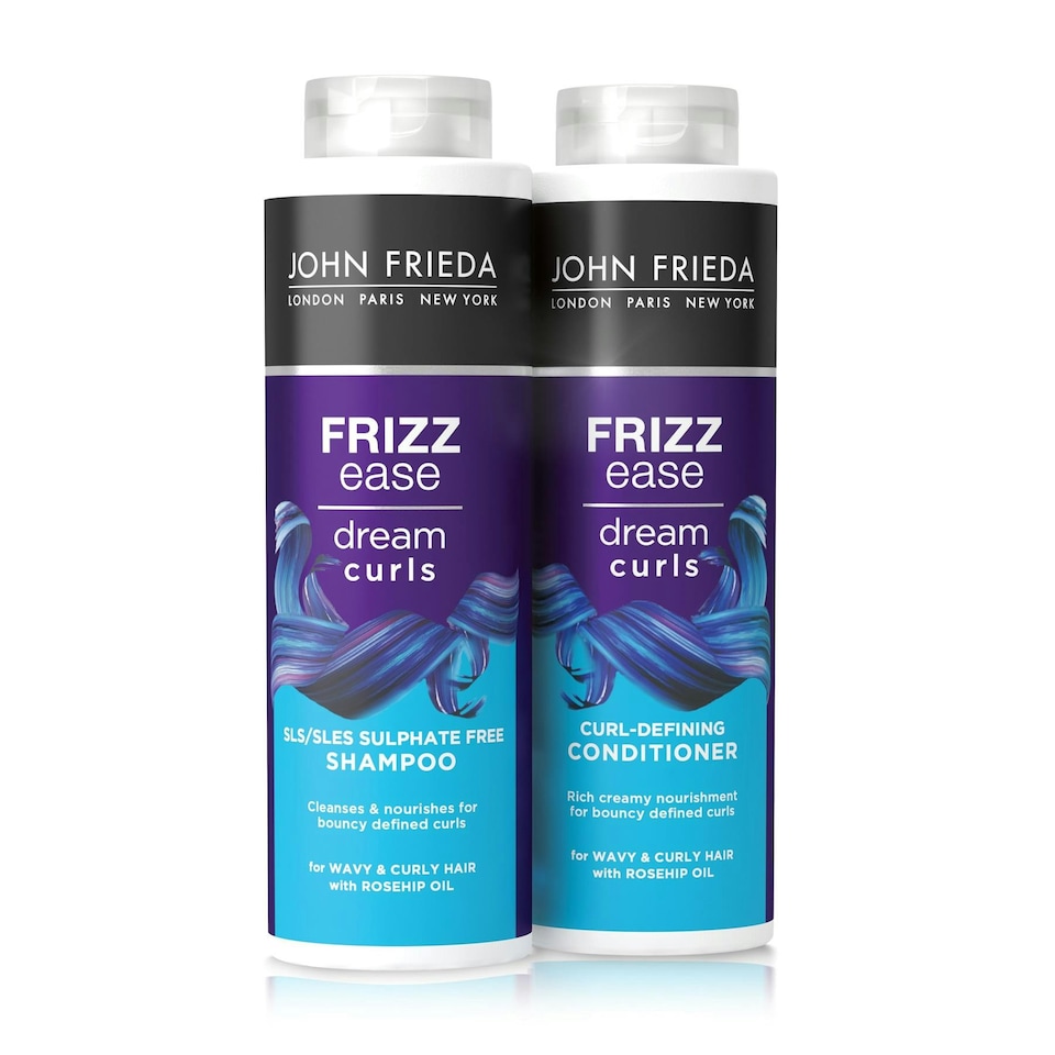 image 1 of John Frieda Shampoo & Conditioner Duo Pack Frizz Ease Dream Curls, 500ml