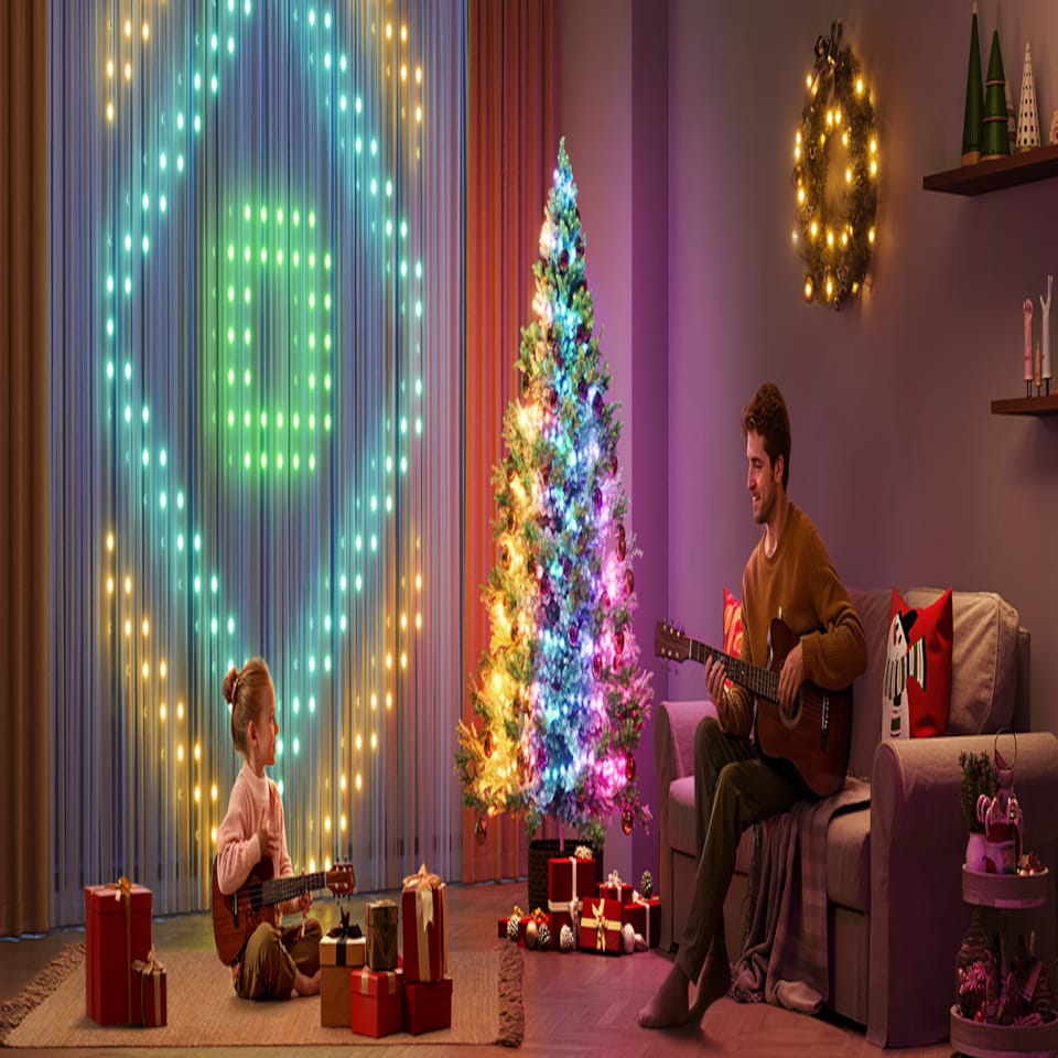 image 1 of GOVEE CHRISMAS STRING LIGHTS RGBICW IP65 20M