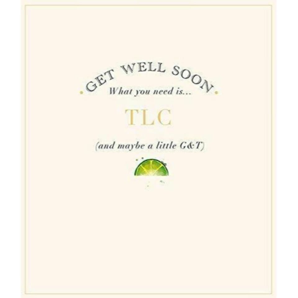 image 1 of Get Well Soon TLC 'Feel Better' Humour Card