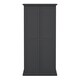 image 2 of Paris Wardrobe with 2 Doors in Matt Grey
