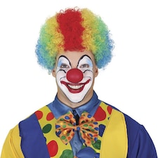 Fiestas Guirca Curly Clown Wig | Multi | Multicoloured | One Size | 1