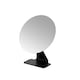 image 1 of Showerdrape Corus Black Round Vanity Mirror