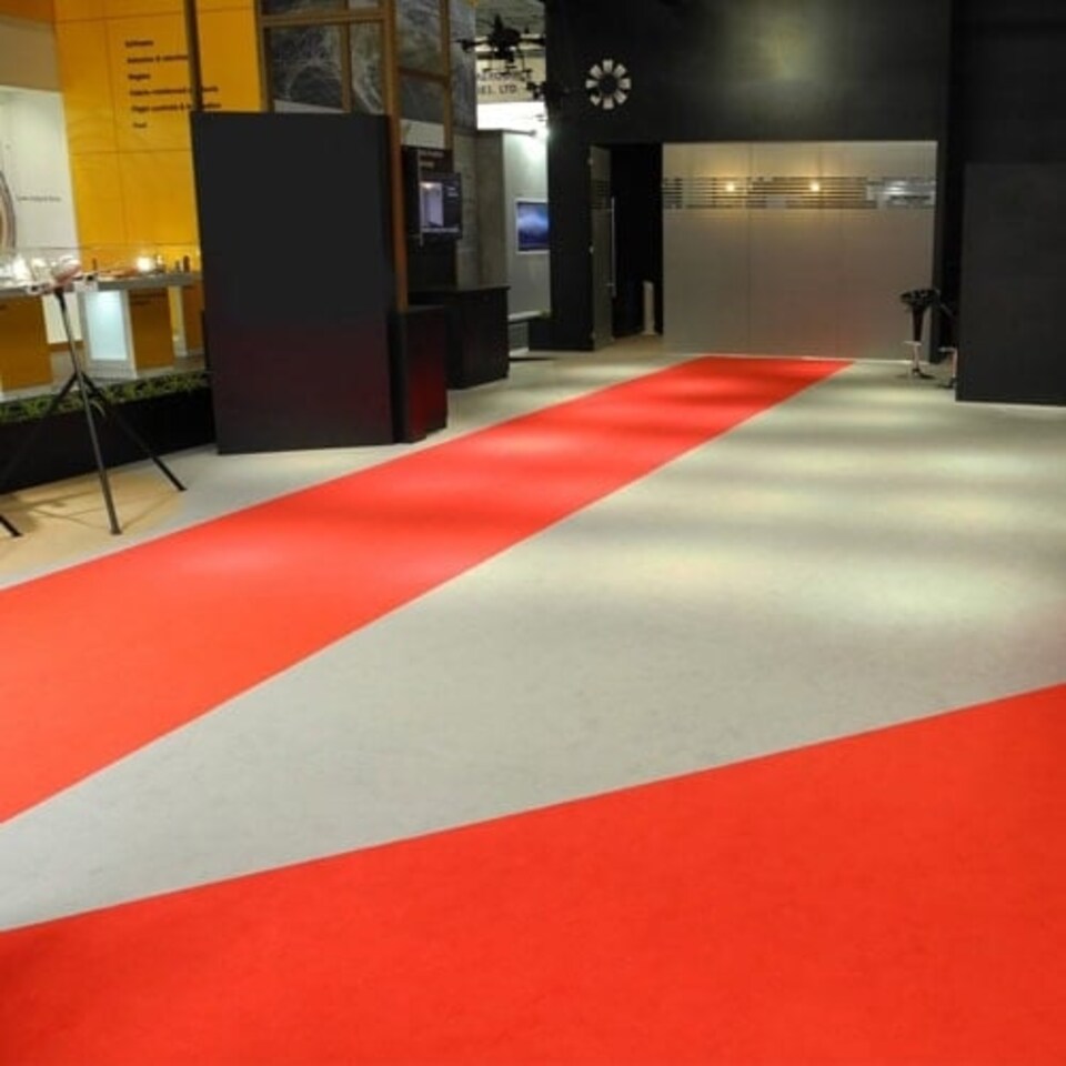 image 1 of 2 Metre Wide Prestige Heavy Duty Grey Carpet Runner