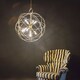 image 2 of Konse 7 Light Spherical Ceiling Pendant Gold