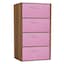 Teak & Light Pink