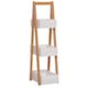 image 1 of HOMCOM 3 Tier Bathroom Shower Caddy Freestanding Rack Storage Unit Shelf Organiser