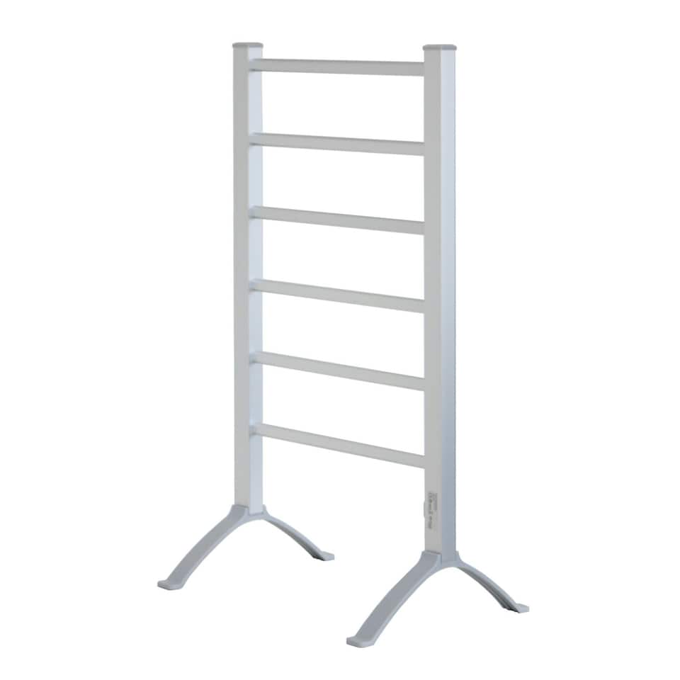 image 1 of Oypla Portable Aluminium Electric Towel Rail Warmer with 6 Heated Bars